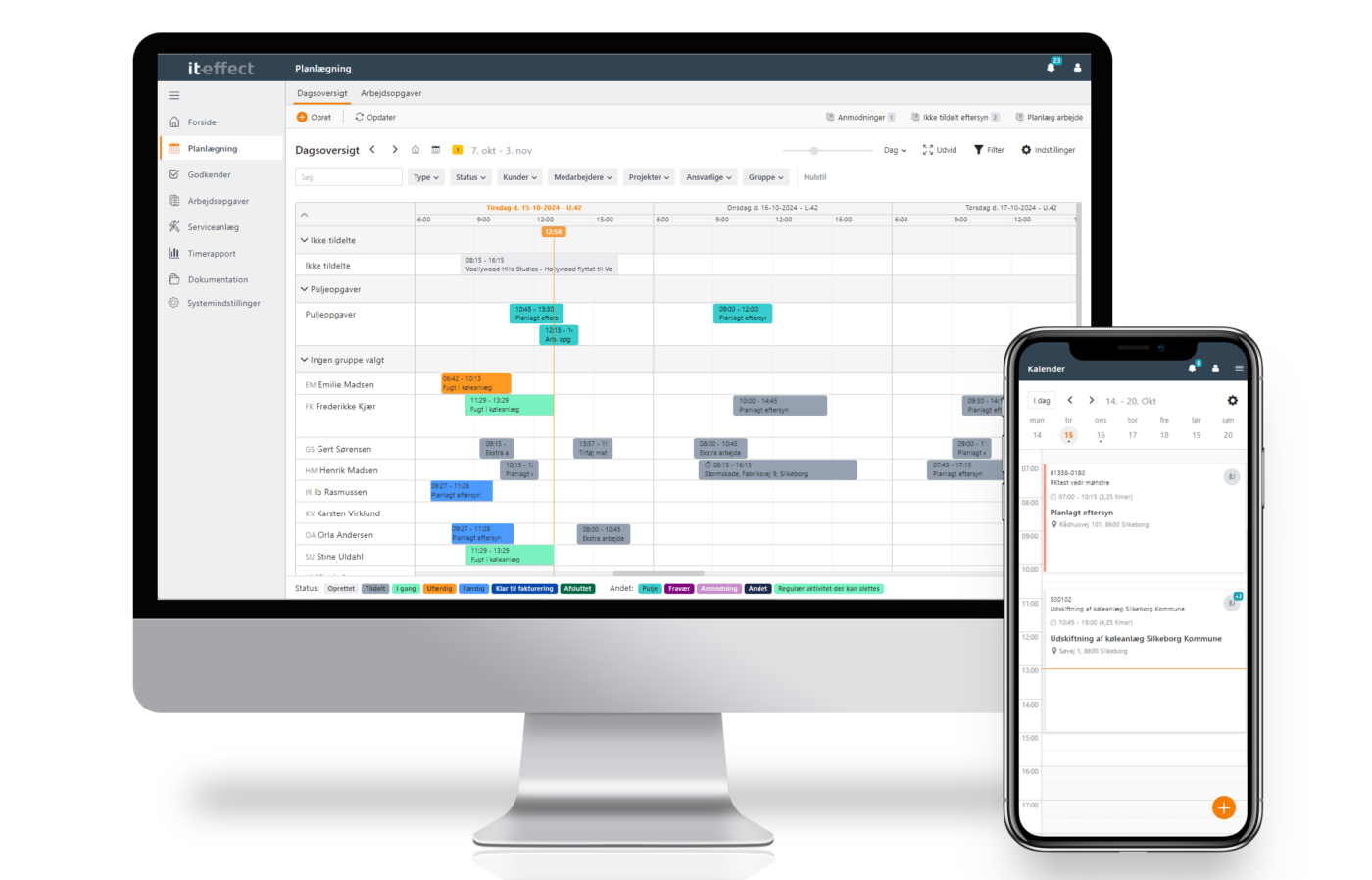 MIT5_planlægningoversigt+kalender Opgaveplanlægning på desktop og mobil